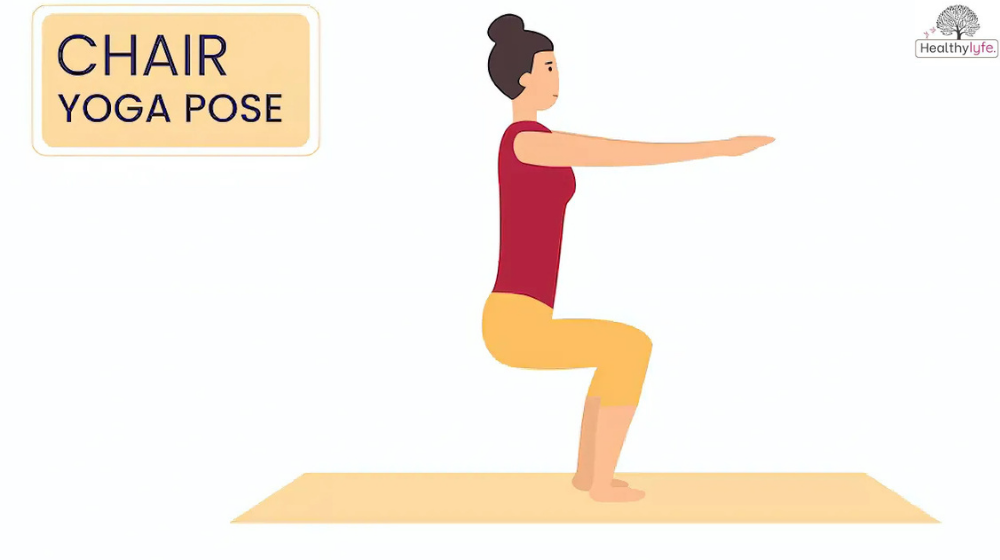 Chair Pose Yoga: How to Improve Posture, Burn Calories, and Build Strength